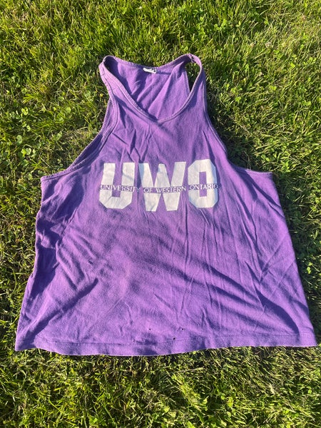 University of Western Ontario tank top purple