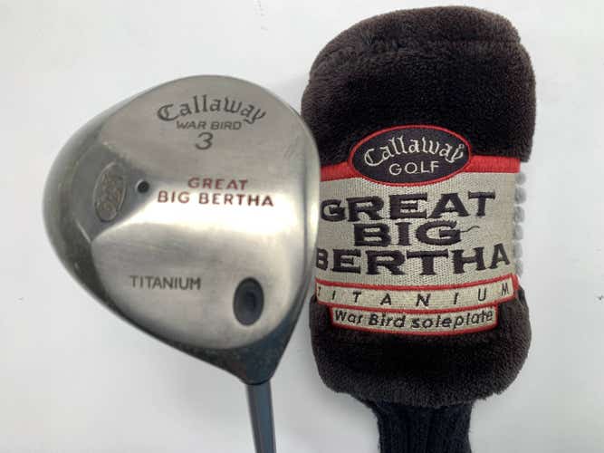 Callaway Big Bertha Warbird 3 Fairway Wood 15* BB UL Regular Graphite Mens RH HC