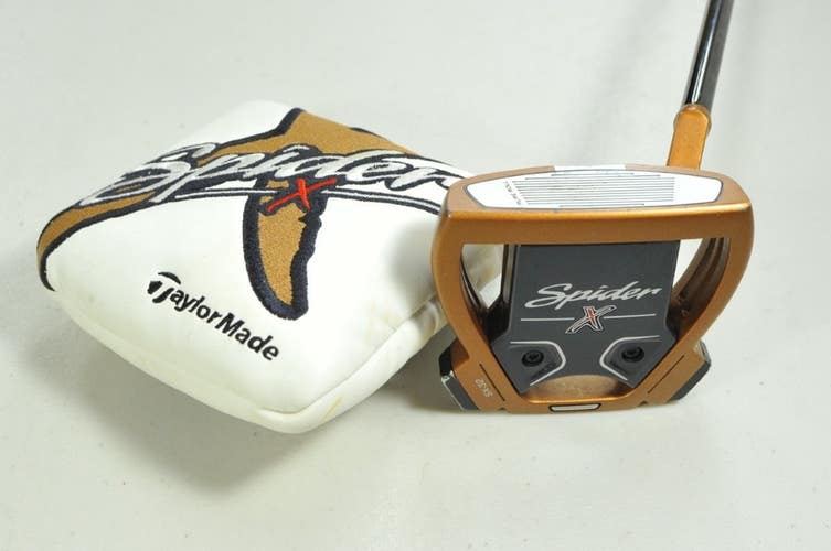 TaylorMade Spider X Copper Small Slant 34" Putter RH KBS CT Tour Steel # 200958