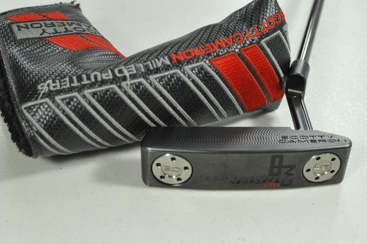 Titleist 2024 Scotty Cameron B3 Triple Black LTD Newport 2 35" Putter RH #200954