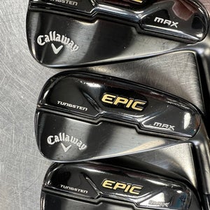 Used Callaway EPIC MAX Mens Iron Set RH 5I-GW/AW 11497-S000151109