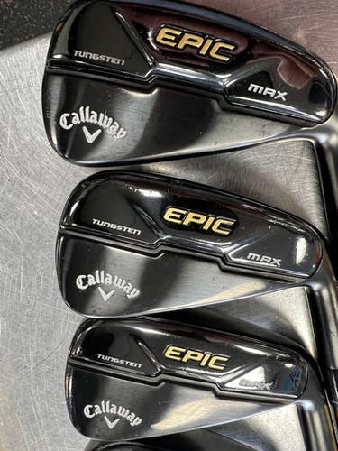 Used Callaway EPIC MAX Mens Iron Set RH 5I-GW/AW 11497-S000151109
