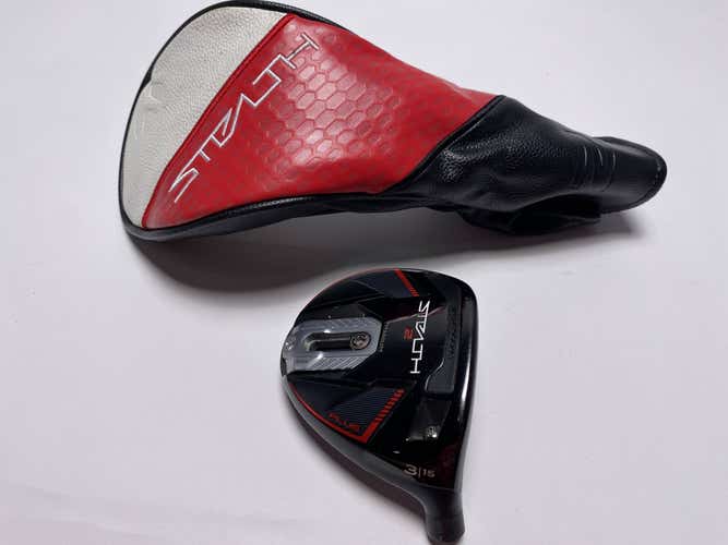 TaylorMade Stealth 2 Plus 3 Fairway Wood 15* HEAD ONLY Mens RH HC
