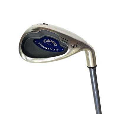 Used Callaway STEELHEAD X-16 Men's Right Approach Wedge Regular Flex Graphite Shaft 11506-S000240264