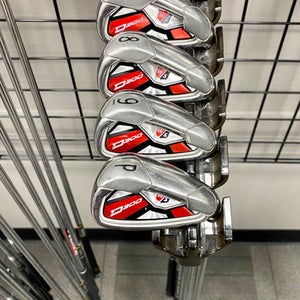 Used Wilson D300 Men's Right Iron Set 5I-PW Uniflex Steel Shaft 11506-S000240210