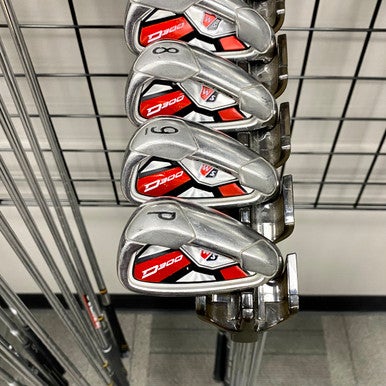 Used Wilson D300 Men's Right Iron Set 5I-PW Uniflex Steel Shaft 11506-S000240210
