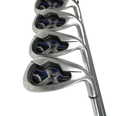 Used Callaway X-18 PRO SERIES Men's RH Iron Set 6I-PW Steel Shaft 11506-S000272481