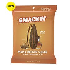 New Smackin' Sunflower Seeds 4oz Maple Brown Sugar 11506-50M4MAPBRNSUG