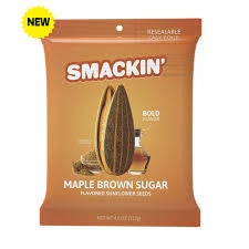 New Smackin' Sunflower Seeds 4oz Maple Brown Sugar 11506-50M4MAPBRNSUG