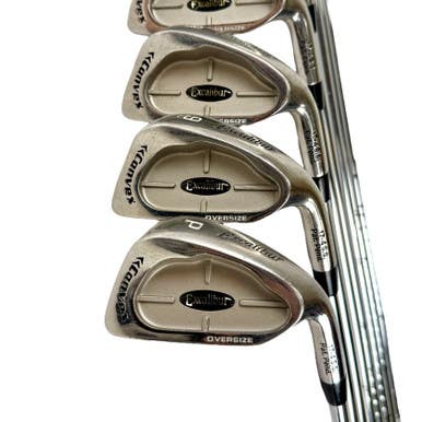 Used EXCALIBUR CONVEX OVERSIZE Men's RH Iron Set 3I-PW Stiff Flex Steel Shaft 11506-S000273427
