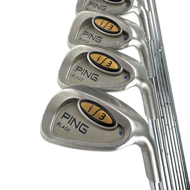 Used Ping I3 BLADE BLUE DOT Men's RH Iron Set 3I-GW Steel Shaft 11506-S000275308