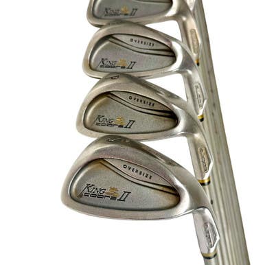 Used Cobra KING II OVERSIZE Men's RH Iron Set 3I-SW Stiff Flex Graphite Shaft 11506-S000277008