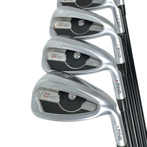 Used Ping G400 RED DOT Men's RH Iron Set 6I-PW Senior Flex Graphite Shaft 11506-S000277106