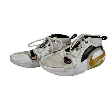Used Nike AIR ZOOM CROSSOVER Basketball Shoes White Men's 6 11506-S000277172