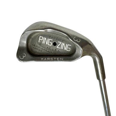 Used Ping ZING BLACK DOT Men's RH 3 Iron Stiff Flex Steel Shaft 11506-S000277228