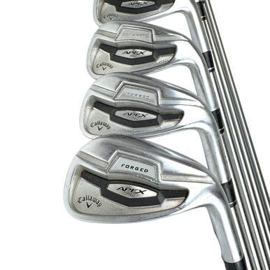 Callaway (Used) Right Handed Men's Stiff Flex Graphite Shaft Iron Set