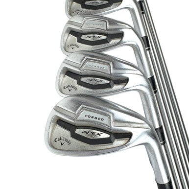 Callaway (Used) Right Handed Men's Stiff Flex Graphite Shaft Iron Set