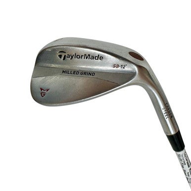 Used Taylormade MILLED GRIND Men's RH 56 Degree Wedge Stiff Flex Steel Shaft 11506-S000277255