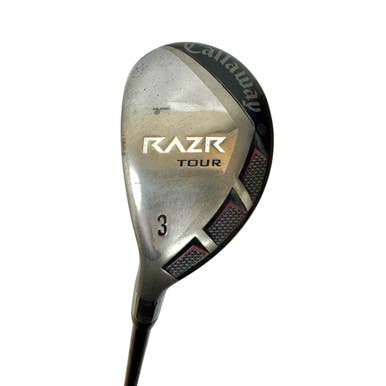 Used Callaway RAZR TOUR Men's LH 3 Hybrid Stiff Flex Graphite Shaft 11506-S000279625