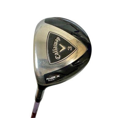Used Callaway RAZR X BLACK Men's LH 3 Wood Stiff Flex Graphite Shaft 11506-S000279628