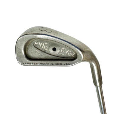Used Ping EYE 2 BLACKDOT Men's RH 3 Iron Steel Shaft 11506-S000281356