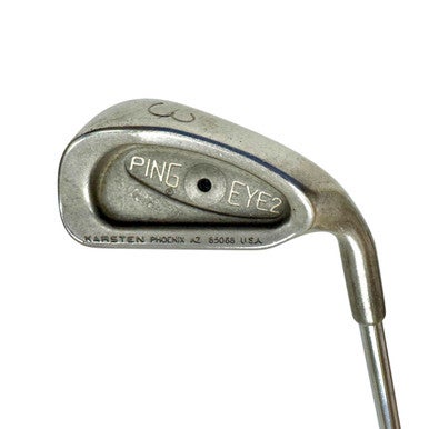 Used Ping EYE 2 BLACKDOT Men's RH 3 Iron Steel Shaft 11506-S000281356