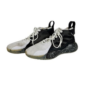 Used Adidas ROSE 773 Basketball Shoes Black And White Men's 8.5 11506-S000283605