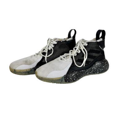 Used Adidas ROSE 773 Basketball Shoes Black And White Men's 8.5 11506-S000283605