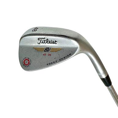 Used Titleist VOKEY SPIN MILLED Men's RH 48 Degree Wedge Stiff Flex Steel Shaft 11506-S000283616