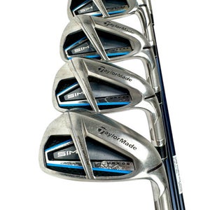 Used Taylormade SIM MAX OS Mens Iron Set RH 6I-GW/AW 11506-S000285089