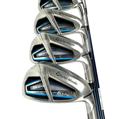 Used Taylormade SIM MAX OS Mens Iron Set RH 6I-GW/AW 11506-S000285089