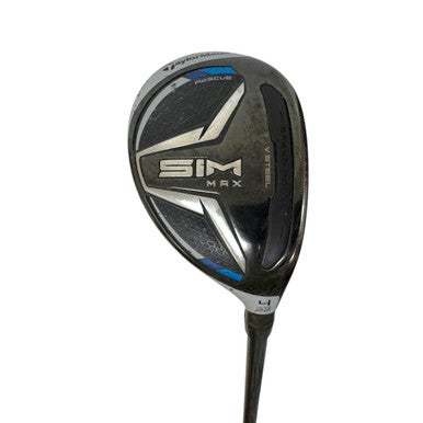 Used Taylormade SIM MAX Men's RH 4 Hybrid Senior Flex Graphite Shaft 11506-S000285093