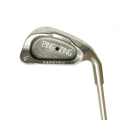 Used Ping PING ZING BLACK DOT Men's Right 4 Iron Regular Flex Steel Shaft 11506-S000237291