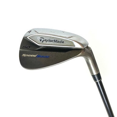 Used Taylormade SPEEDBLADE Men's Right 50 Degree Wedge Senior Flex Graphite Shaft 11506-S000246024