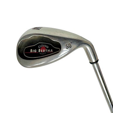 Used Callaway BIG BERTHA 2004 Men's RH 50 Degree Pitching Wedge Uniflex Steel Shaft 11506-S000241386