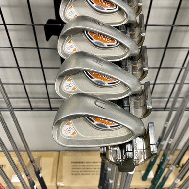 Used Ping G10 SILVER DOT Men's Right Iron Set 5I-GW Regular Flex Steel Shaft 11506-S000246059