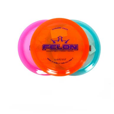 Dynamic Discs LUCID FELON Disc Golf Driver Various Colors 11506-DYNLUCFELON