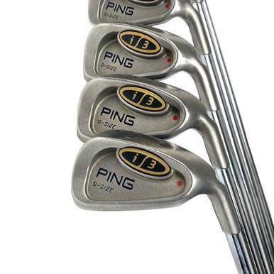 Used Ping I3 O-SIZED RED DOT Men's Right Iron Set 5I-PW Regular Flex Steel Shaft 11506-S000263339