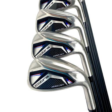 Used Cobra AEROJET Mens RH Iron Set 5H-GW Regular Flex Graphite Shaft 11506-S000265541