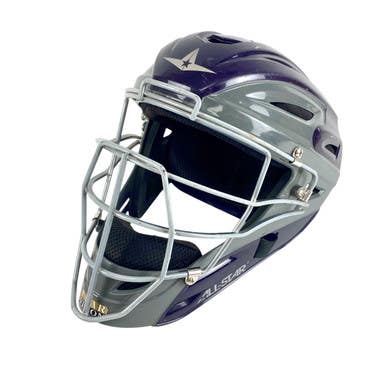 Used All-Star MVP2500-1 Catchers Helmet Purple 7 - 7.5 11506-S000265620