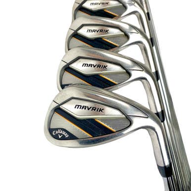 Used Callaway MAVRIK Mens RH Iron Set 4I-AW Stiff Flex Steel Shaft 11506-S000265746