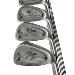 Used Titleist DCI 990 Men's RH Iron Set 4I-PW Regular Flex Steel Shaft 11506-S000274816