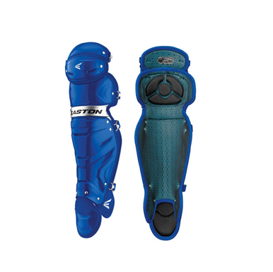 New Easton Gametime Youth Leg Guards Royal #GMETMELG 11506-RAWGMETMELGYRY