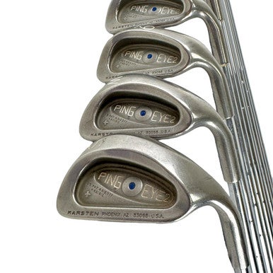 Used Ping EYE 2+ BLUE DOT Men's RH Iron Set 2I-SW Stiff Flex Steel Shaft 11506-S000275529