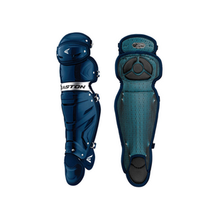 New Easton Gametime Youth Leg Guards Navy #GMETMELG 11506-RAWGMETMELGYNY