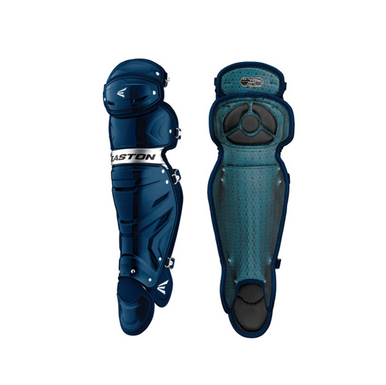 New Easton Gametime Youth Leg Guards Navy #GMETMELG 11506-RAWGMETMELGYNY
