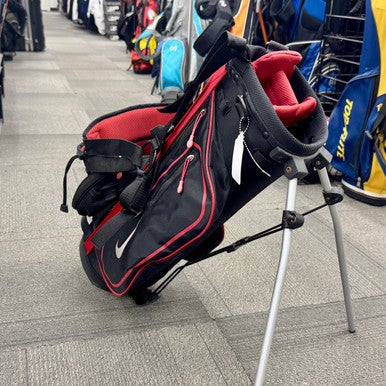 Used Nike Jr Stand Bag Black And Red 11506-S000277339