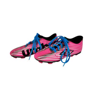 Used Umbro ARTURO 2.0 Soccer Cleats Pink Youth 12.0 11506-S000277365