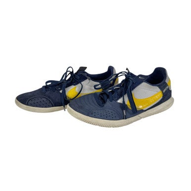 Used Nike GATO Soccer Indoor Soccer Shoes Navy Blue And Yellow Junior 05 11506-S000277371