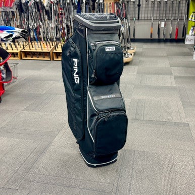 Used Ping TRAVERSE Men's Cart Bag Black 11506-S000277391